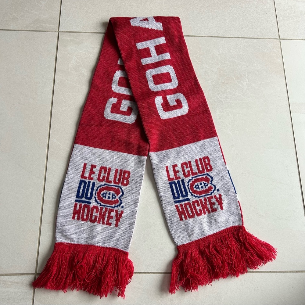 Montreal Canadians Go Habs Go Fan Scarf